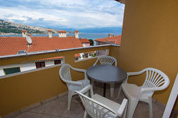 2B - apartmány Marijo, Baška, ostrov Krk, Chorvatsko