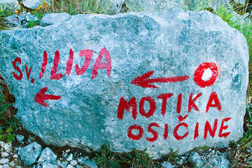 Pěší turistika v Biokovu