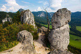 Súlovské skály, Slovensko