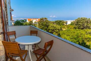 1B - apartmány Katarina, Mandre, ostrov Pag, Chorvatsko