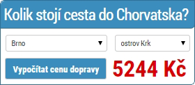 Kalkulačka cesty do Chorvatska