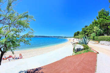 Kaštel Štafilić - pláže, Chorvatsko