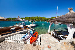 Zátoka Vinogradišće, ostrov Sv. Klement, Pakleni otoci, Hvar, Chorvatsko