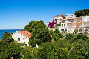 Apartmány Delfin, Zaostrog, Makarská riviéra, Chorvatsko