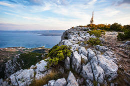 Vidova Gora, ostrov Brač, Chorvatsko