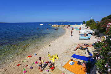 Apartmány Marcelo - oblázková pláž 60 m od domu, Mandre, ostrov Pag, Chorvatsko