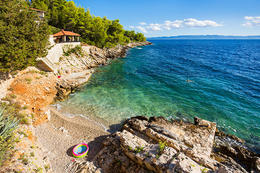 Apartmány Zdenko - oblázková pláž, jižní zátoky, ostrov Hvar, Chorvatsko