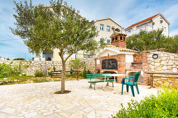 Apartmány Menula - gril u domu, Stará Novalja, ostrov Pag, Chorvatsko