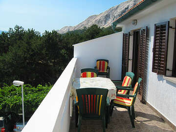 A2 - apartmány Lisko, Baška, ostrov Krk, Chorvatsko