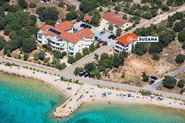 Apartmány Katarina - oblázková pláž 210 m od domu, Mandre, ostrov Pag, Chorvatsko