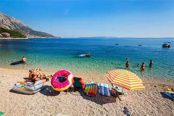 Apartmány Ivando**** - oblázková pláž, Drvenik, Chorvatsko