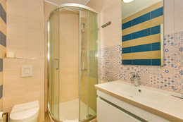 příklad třílůžkového pokoje (pokoj 302) - hotel Srečko, Drvenik, Makarská riviéra, Chorvatsko