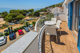 příklad čtyřlůžkového pokoje (pokoj 303) - hotel Srečko, Drvenik, Makarská riviéra, Chorvatsko