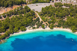 Pláž Velika Duba - 1 km od Živogoće-Mala Duba, Chorvatsko