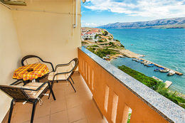 A8 - apartmány Plat, Dražica, ostrov Pag, Chorvatsko