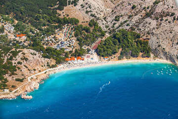 Apartmány Marta - FKK pláž Bunculuka (pěšinou podél pobřeží 800 m od domu), Baška, ostrov Krk, Chorvatsko