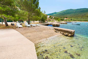  Apartmány Karaka - pláž 20 m od domu, zátoka Luka Dubrava, poloostrov Pelješac, Chorvatsko