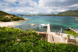 Zátoka Kabli, poloostrov Pelješac, Chorvatsko