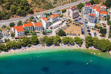 Apartmán Zen - letecký pohled, Drvenik, Makarská riviéra, Chorvatsko