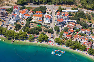 Hotel Ivando**** - letecký pohled, Drvenik, Chorvatsko