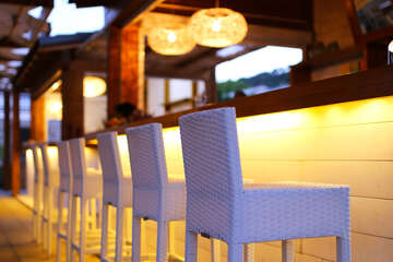 Apartmány Dalmacija - plážový bar Balloon, Preko, ostrov Ugljan, Chorvatsko