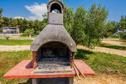 Mobilhome Kum - společný gril, Biograd na moru, Zadarská riviéra, Chorvatsko