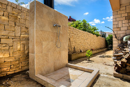 Apartmány Marija - venkovní sprcha, Ražanj, Šibenická riviéra, Chorvatsko