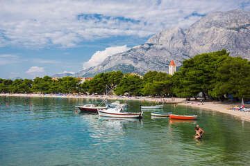 Apartmány Igor - pláž 30 m od domu, Promajna, Makarská riviéra, Chorvatsko