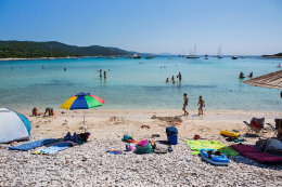 Písečná pláž Sakarun, Soline, Dugi Otok, Chorvatsko