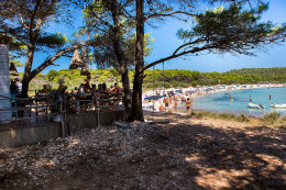 Písečná pláž Sakarun, Soline, Dugi Otok, Chorvatsko