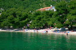 Drvenik - Gornja Vala, pláže, Makarská riviéra, Chorvatsko
