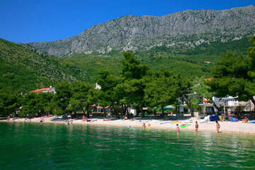 Drvenik - Gornja Vala, pláže, Makarská riviéra, Chorvatsko