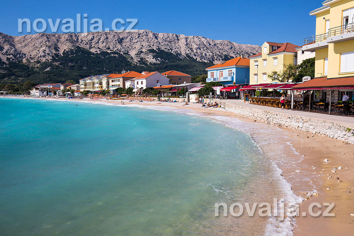 Baška, ostrov Krk, Chorvatsko