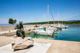 Njivice, ostrov Krk, Chorvatsko