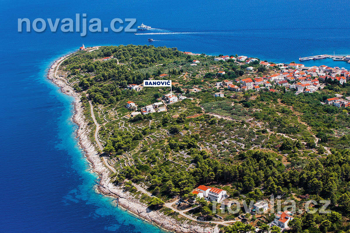 Letecké fotky Sućuraj, ostrov Hvar