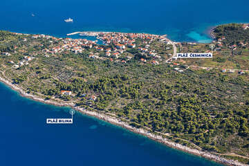 Sučuraj - pláže, ostrov Hvar, Chorvatsko