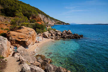 Sveta Nedjelja - pláž, ostrov Hvar, Chorvatsko