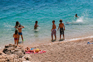 Ivan Dolac - pláže, ostrov Hvar, Chorvatsko