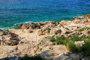 Ivan Dolac - pláže, ostrov Hvar, Chorvatsko