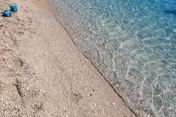 Sumartin - přírodní oblázková pláž Sveti Rok, ostrov Brač, Chorvatsko