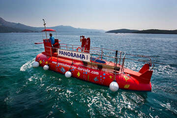 Korčula - výlet poloponorkou, ostrov Korčula, Chorvatsko