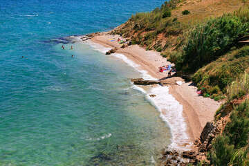 Pag - Vodice - písčitooblázková pláž, kde budete mít soukromí, ostrov Pag, Chorvatsko