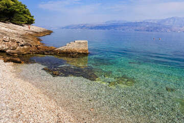 Postira, ostrov Brač, Chorvatsko