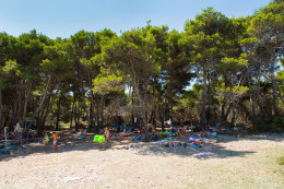 Písečná pláž Sakarun, Soline, Dugi Otok, Chorvatsko