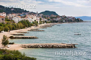 Podstrana - pláže, Chorvatsko