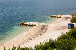 Podstrana - pláže, Chorvatsko