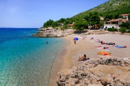 Ivan Dolac - pláže, ostrov Hvar, Chorvatsko