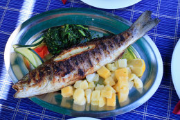 Stomorska - dalmatská kuchyně, ostrov Šolta, Chorvatsko