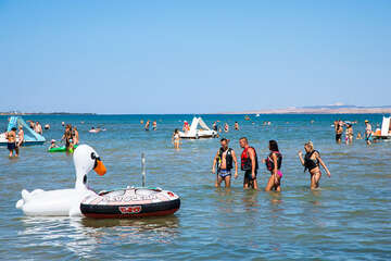 Nin - písečná pláž Ninska laguna, Zadarská riviéra, Chorvatsko