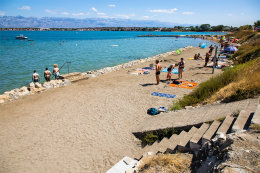 Nin - písečné pláže, Zadarská riviéra, Chorvatsko